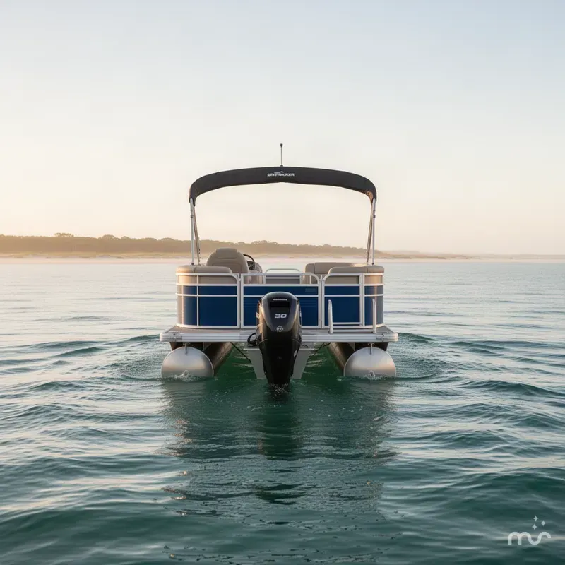 Slide: The Image of Sun Tracker Fishin' Barge 20 DLX 2027 - 2