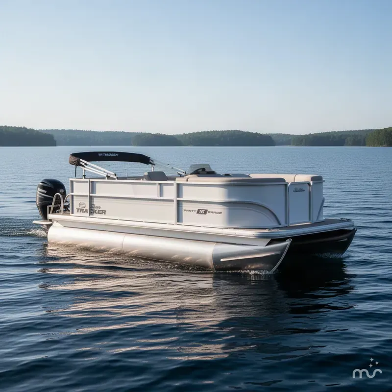 The Image of Sun Tracker Party Barge 16 DLX 2027 - 0