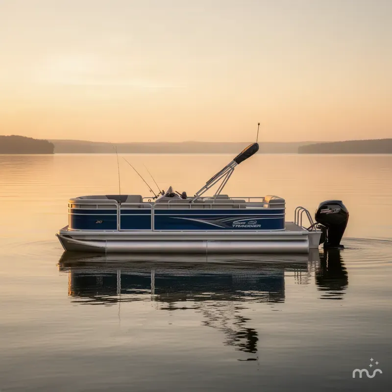 Slide: The Image of Sun Tracker Fishin' Barge 20 DLX 2027 - 1