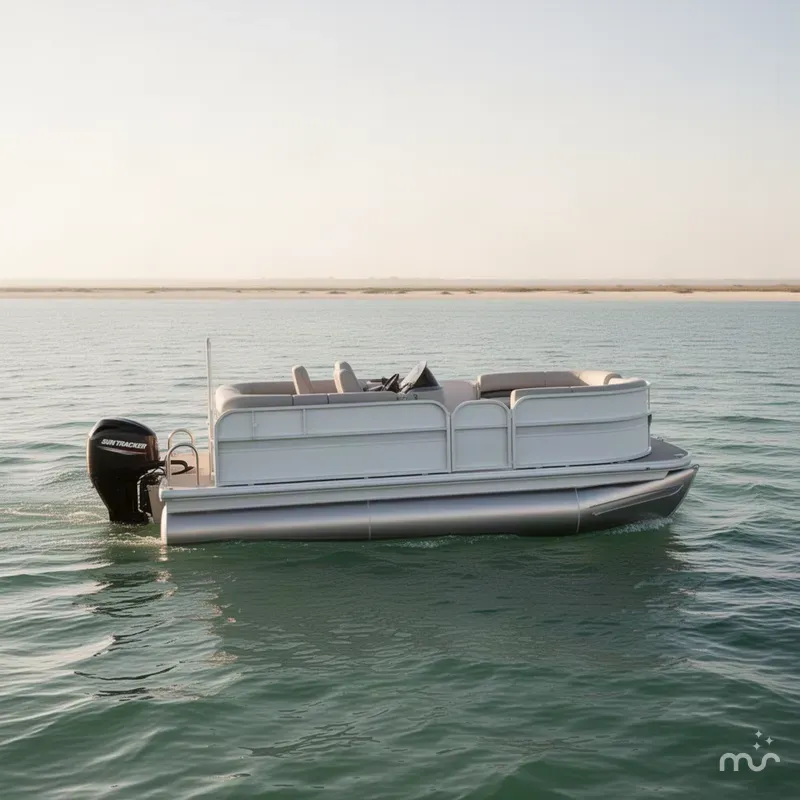 The Image of Sun Tracker Party Barge 16 DLX 2027 - 0