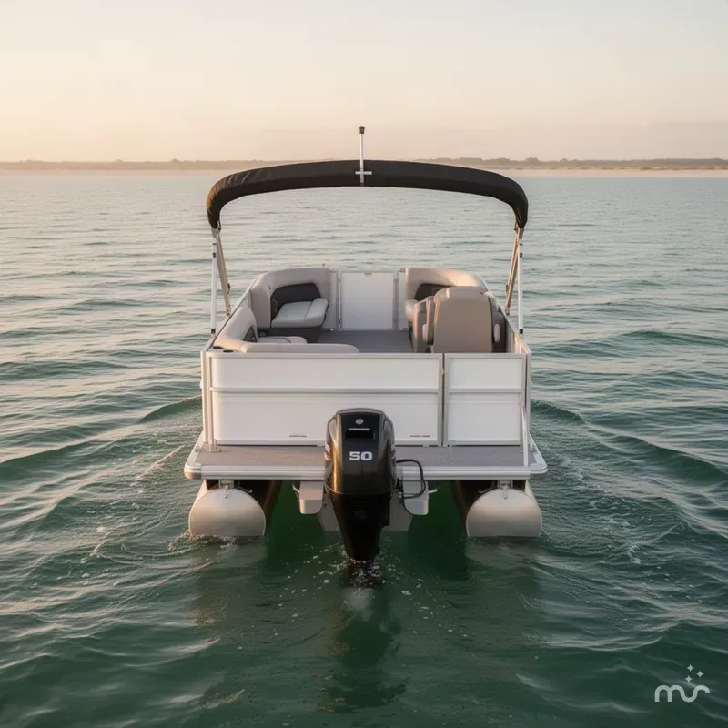 Slide: The Image of Sun Tracker Party Barge 16 DLX 2027 - 3