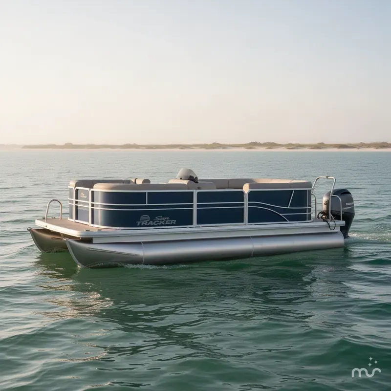 The Image of Sun Tracker Party Barge 16 DLX 2027 - 0