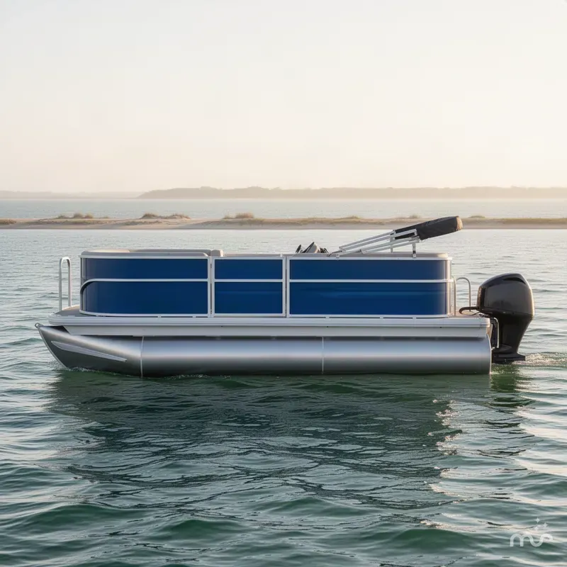 Slide: The Image of Sun Tracker Party Barge 16 DLX 2027 - 1