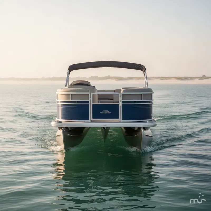 Slide: The Image of Sun Tracker Party Barge 16 DLX 2027 - 3