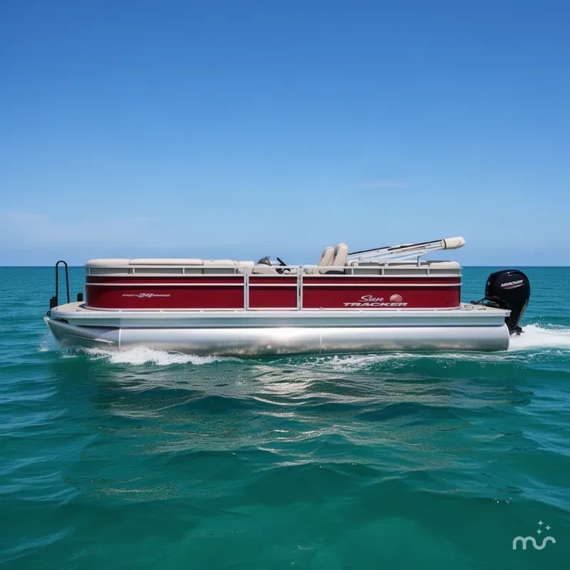The Image of Sun Tracker Party Barge 24 DLX 2025 - 0