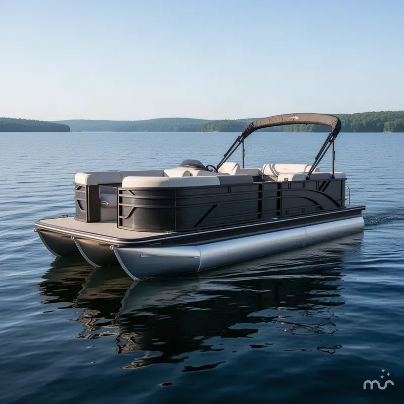 Slide: The Image of Bennington S-One Quad Bench 22 S1SR Tritoon 2027 - 2
