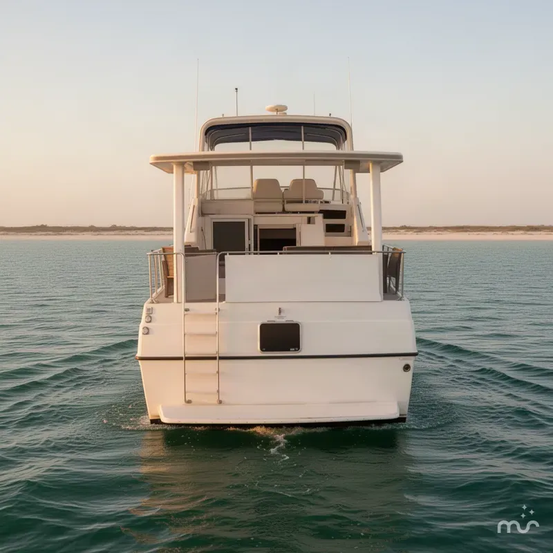 Slide: The Image of Carver Yachts 350 Aft Cabin Motor Yacht 1994 - 2