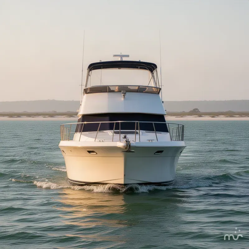 Slide: The Image of Carver Yachts 350 Aft Cabin Motor Yacht 1994 - 3