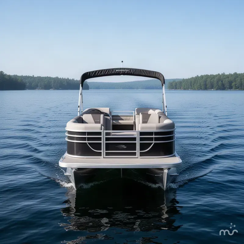 Slide: The Image of Bennington S-One Quad Bench 22 S1SR Tritoon 2027 - 1