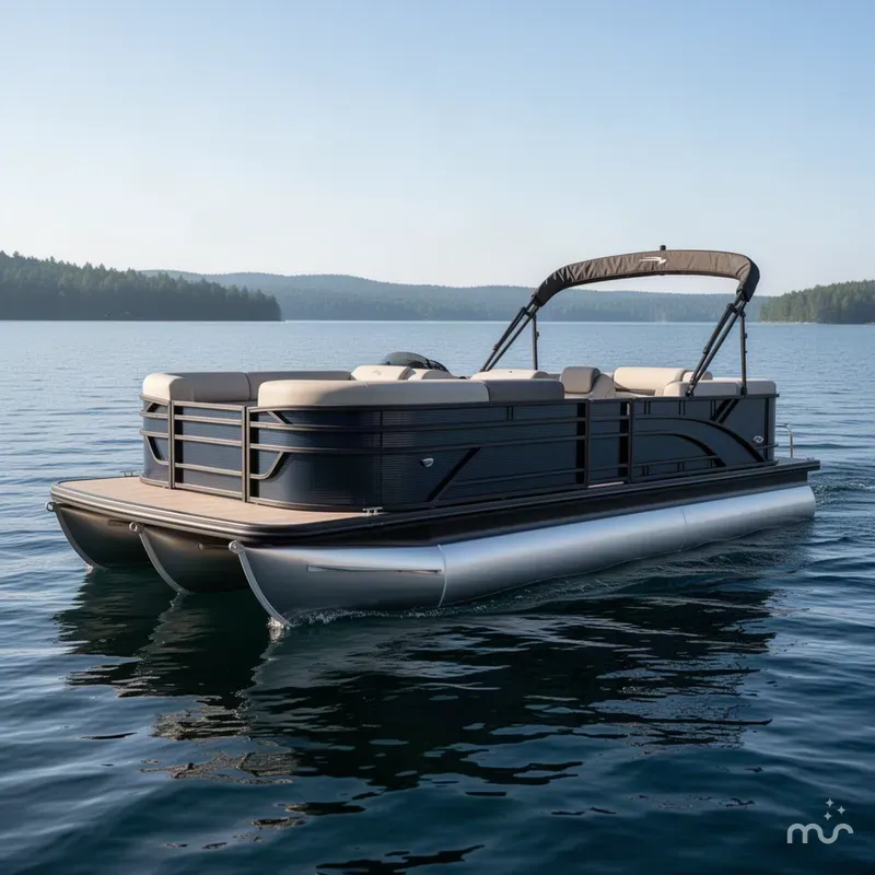 Slide: The Image of Bennington S-One Quad Bench 22 S1SR Tritoon 2027 - 1
