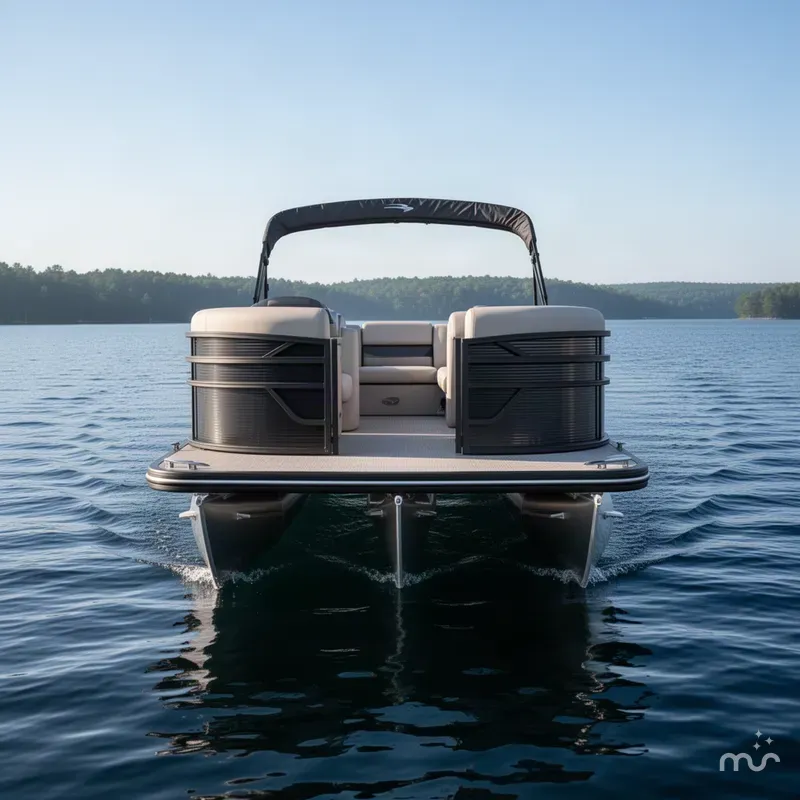 Slide: The Image of Bennington S-One Quad Bench 22 S1SR Tritoon 2027 - 1