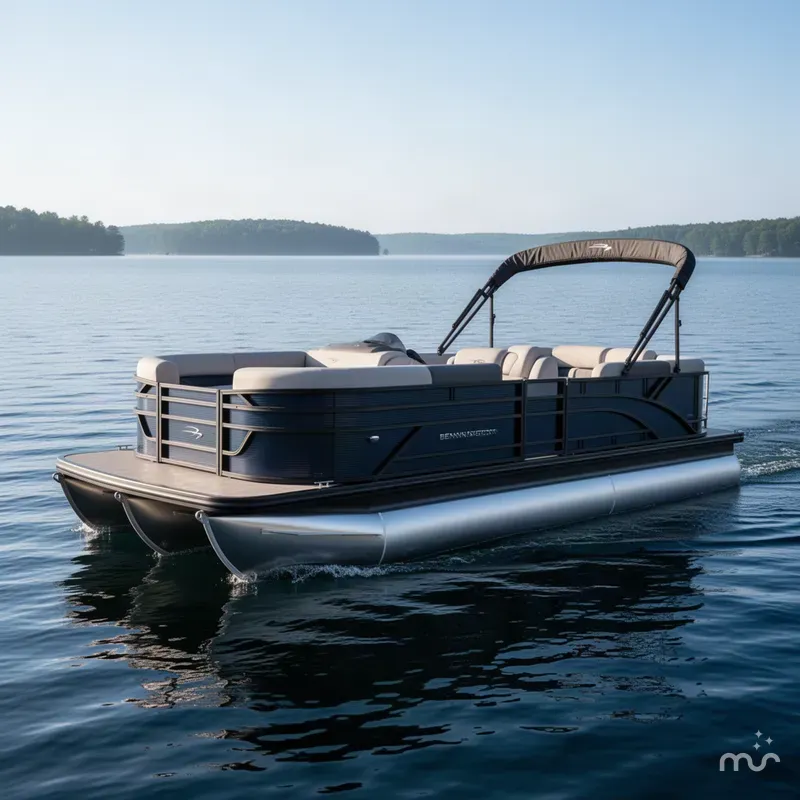 Slide: The Image of Bennington S-One Quad Bench 22 S1SR Tritoon 2027 - 1