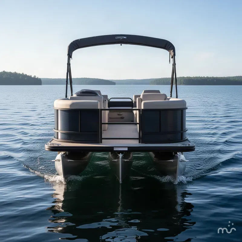 Slide: The Image of Bennington S-One Quad Bench 22 S1SR Tritoon 2027 - 3