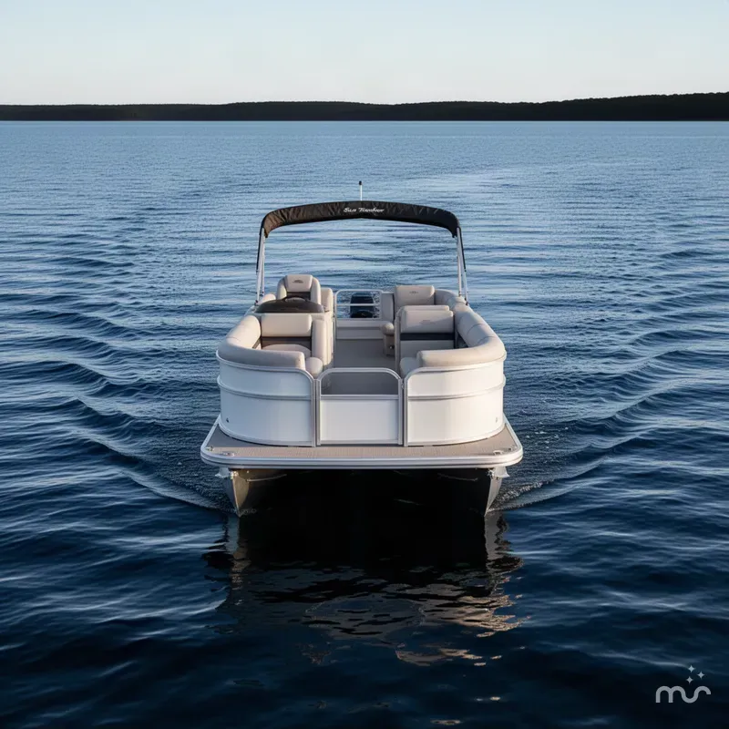 Slide: The Image of Sun Tracker Party Barge 20 DLX 2027 - 3
