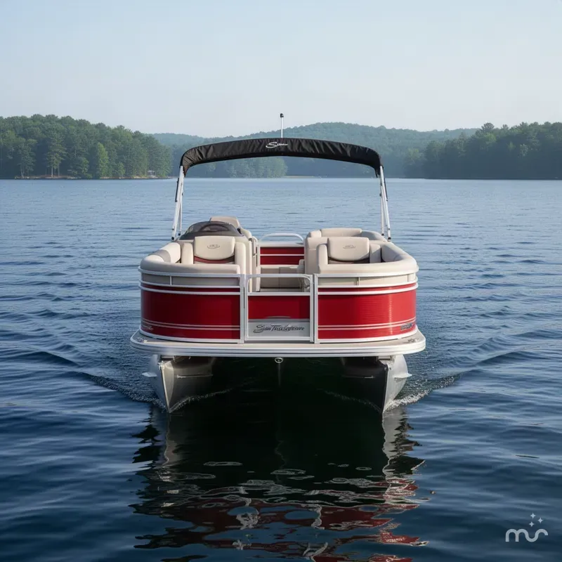 Slide: The Image of Sun Tracker Fishin' Barge 22 DLX 2027 - 2