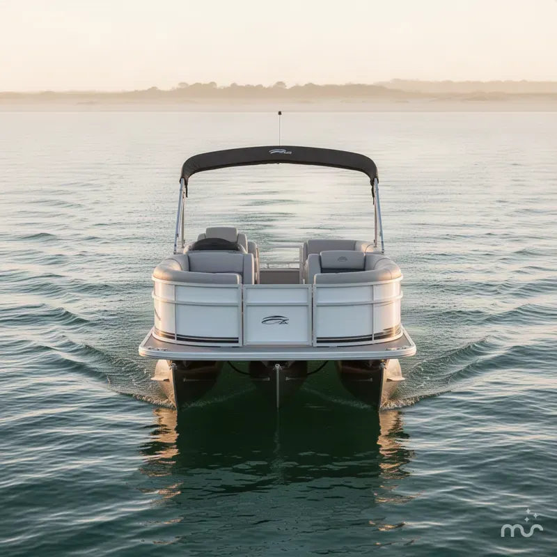 Slide: The Image of Sun Tracker Party Barge 20 DLX 2027 - 3