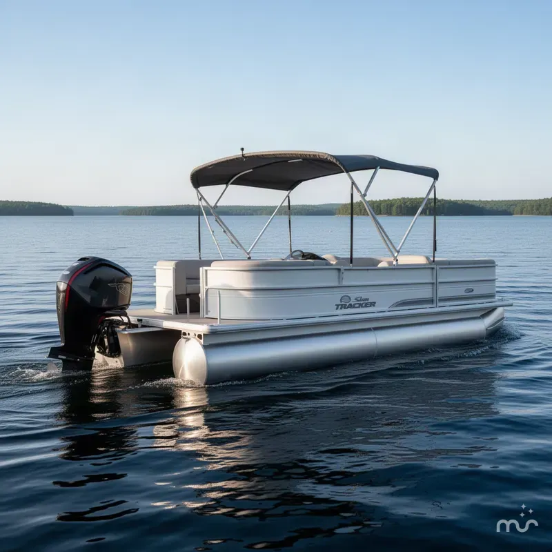 The Image of Sun Tracker Party Barge 22 DLX 2027 - 0