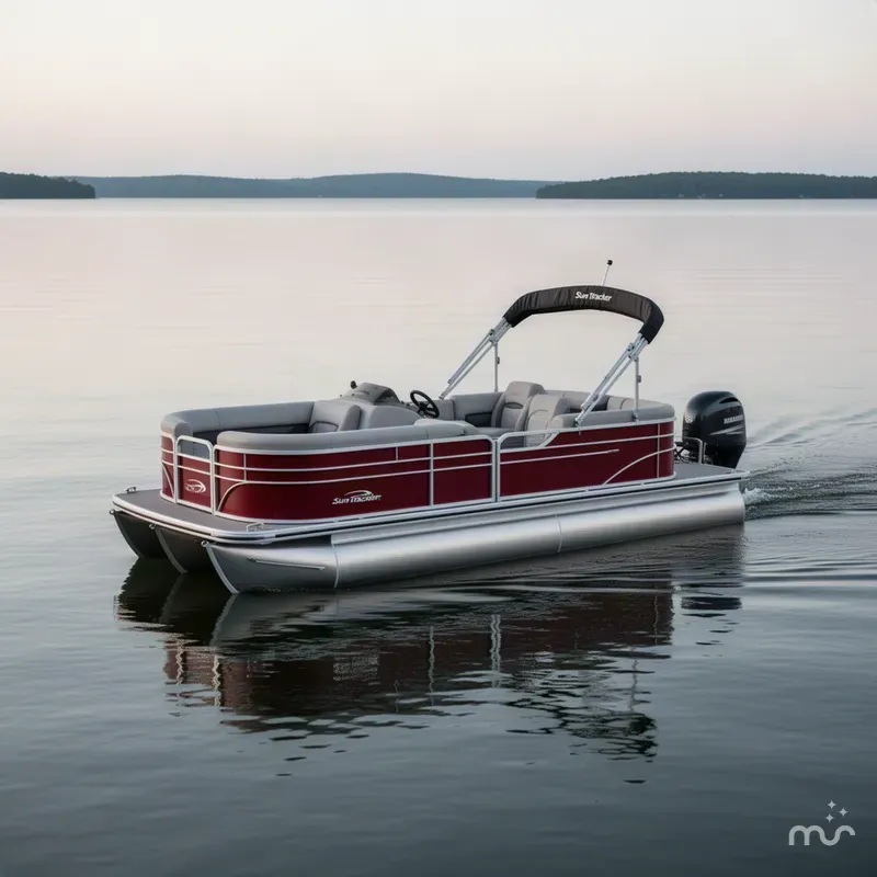 The Image of Sun Tracker Party Barge 22 DLX 2027 - 0