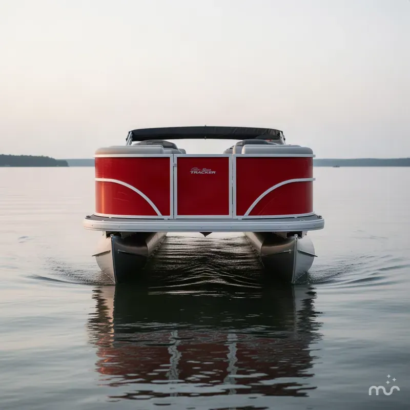Slide: The Image of Sun Tracker Party Barge 22 DLX 2027 - 2