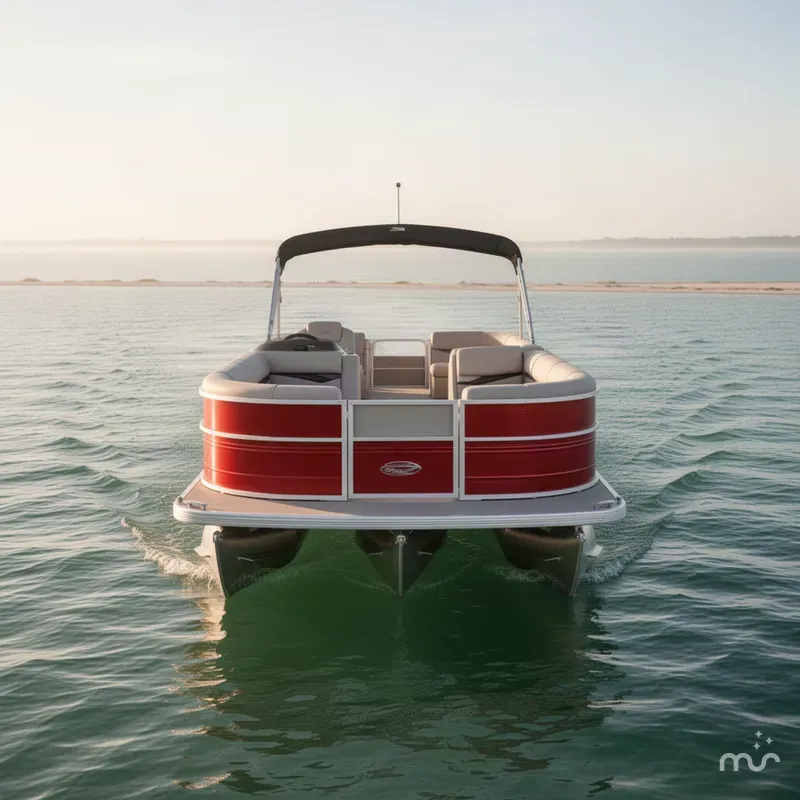 Slide: The Image of Sun Tracker Party Barge 22 DLX 2027 - 2