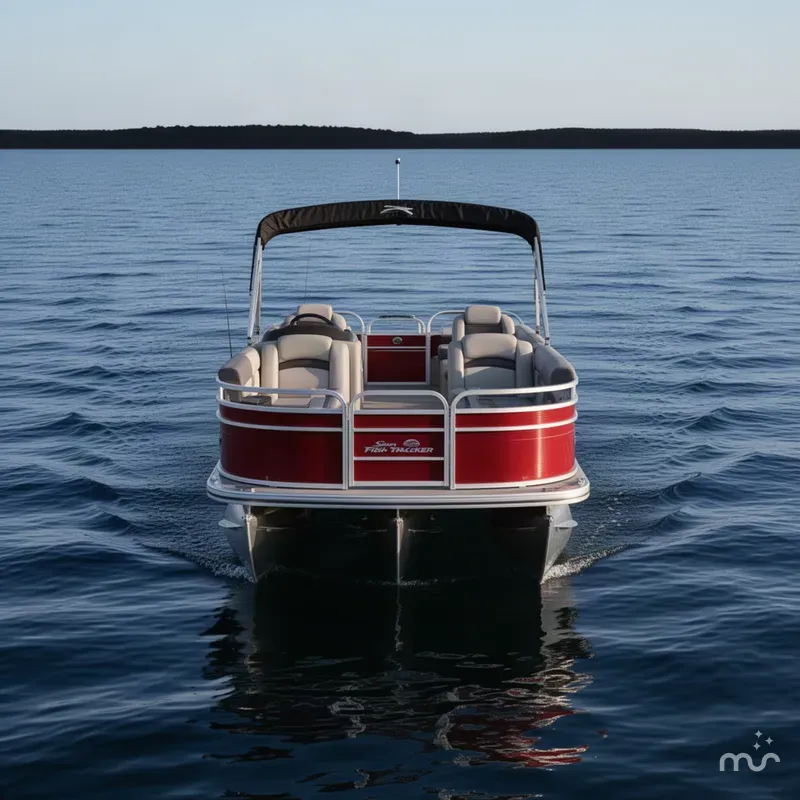 Slide: The Image of Sun Tracker Fishin' Barge 22 DLX 2027 - 2
