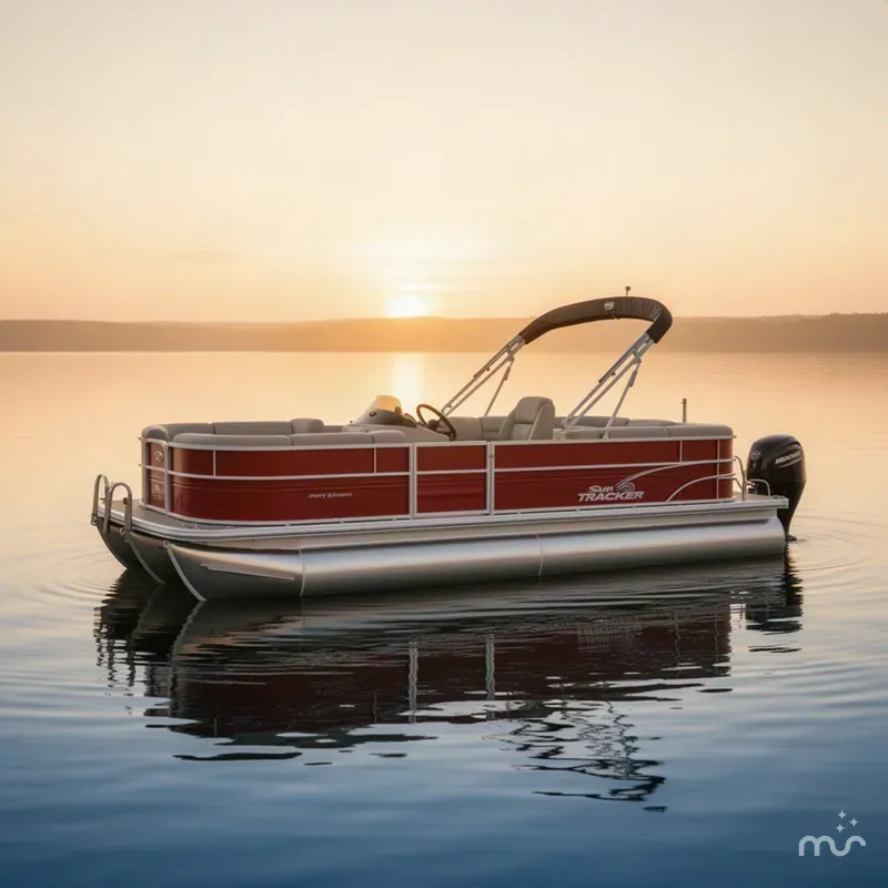 The Image of Sun Tracker Party Barge 22 DLX 2027 - 0