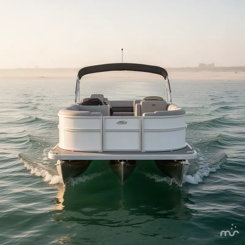 Slide: The Image of Sun Tracker Party Barge 20 DLX 2027 - 2