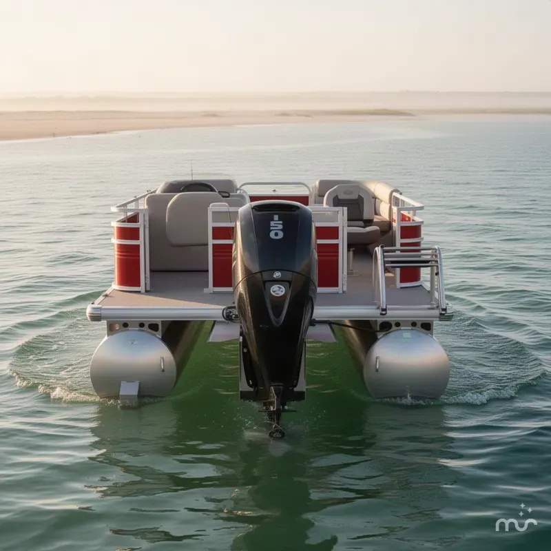 Slide: The Image of Sun Tracker Fishin' Barge 22 DLX 2027 - 2