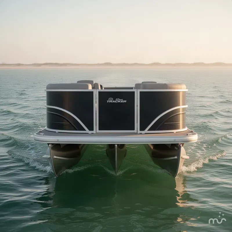 Slide: The Image of Sun Tracker Party Barge 22 DLX 2027 - 1