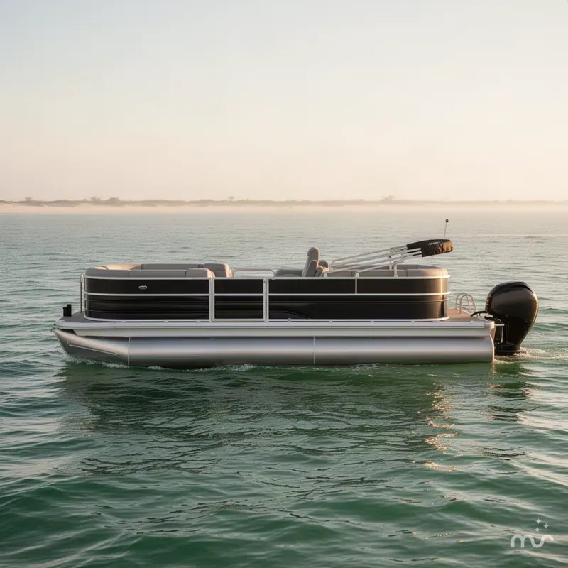 Slide: The Image of Sun Tracker Party Barge 22 DLX 2027 - 2