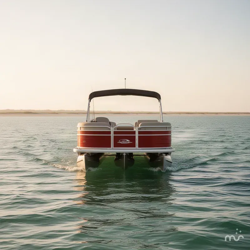 Slide: The Image of Sun Tracker Fishin' Barge 22 DLX 2027 - 2