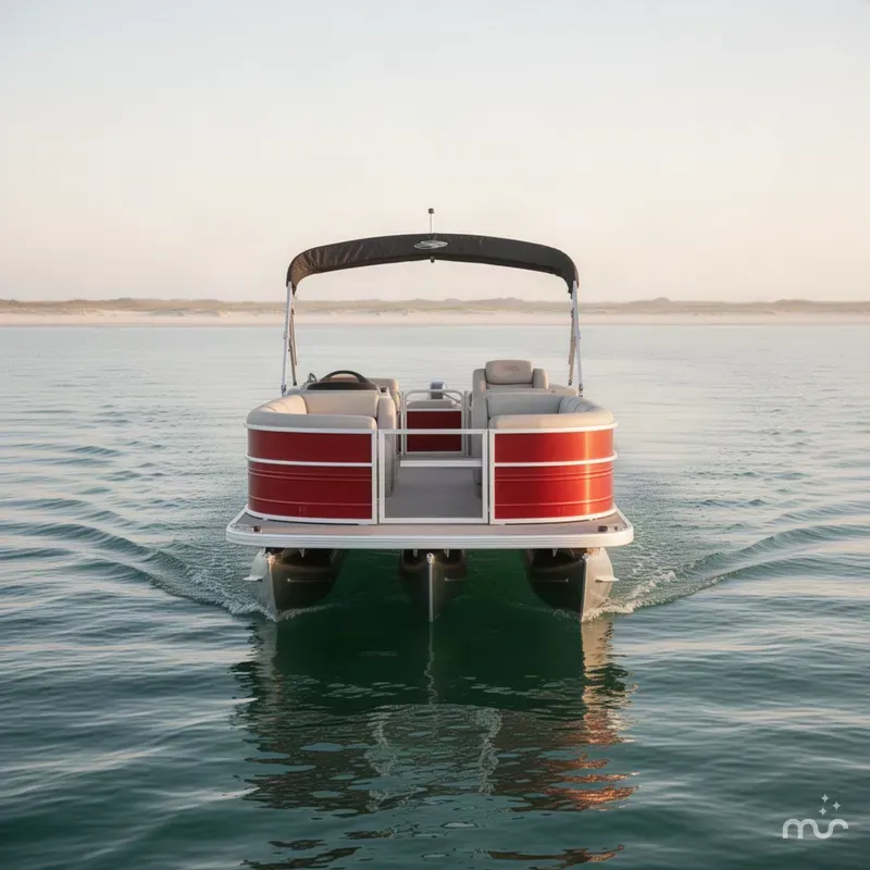 Slide: The Image of Sun Tracker Party Barge 22 DLX 2027 - 1