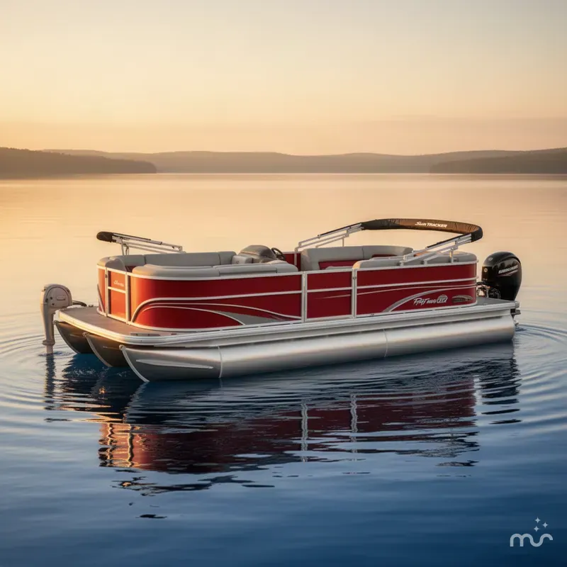 The Image of Sun Tracker Party Barge 22 DLX 2027 - 0