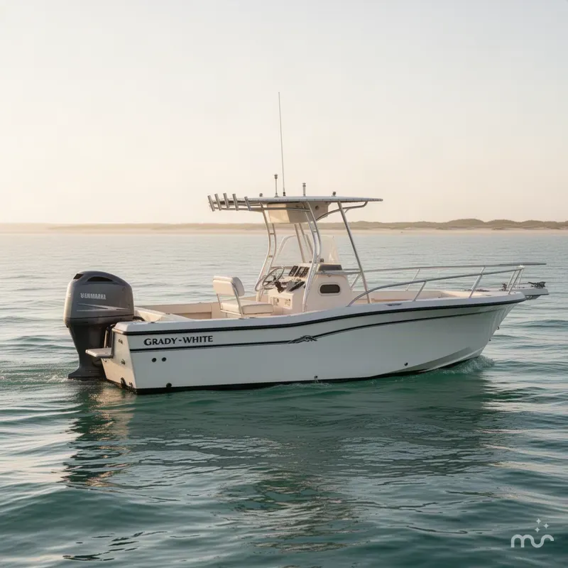 Slide: The Image of Grady-White Fisherman 222 2002 - 1