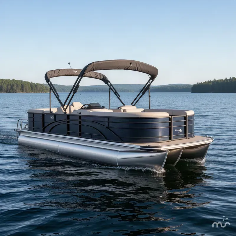 Slide: The Image of Bennington S Fishing 22 SFC Tritoon 2027 - 1