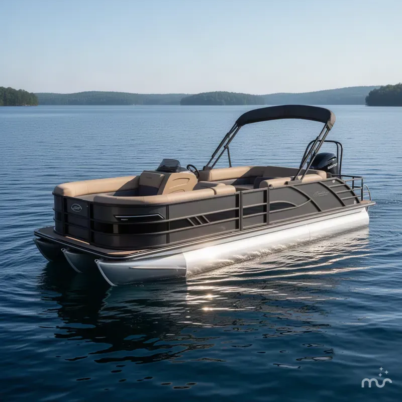 Slide: The Image of Bentley Pontoons Elite 223 Swingback Tritoon 2027 - 2