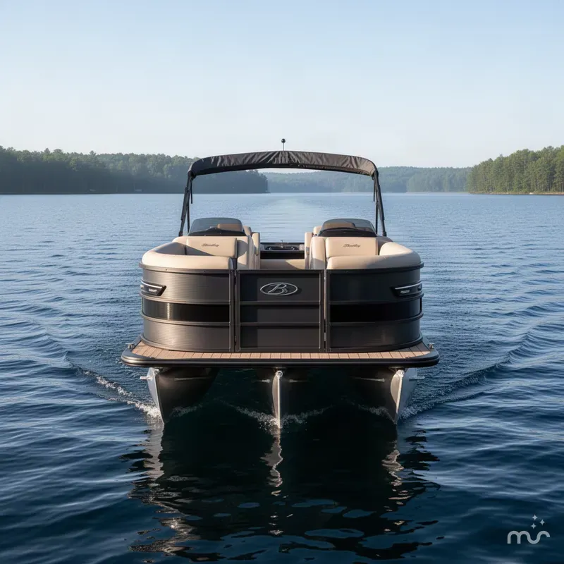 Slide: The Image of Bentley Pontoons Elite 223 Swingback Tritoon 2027 - 1