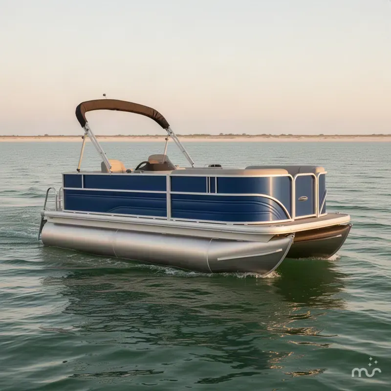 The Image of Sun Tracker Party Barge 16 DLX 2027 - 0