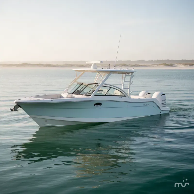 Slide: The Image of Robalo R317 Dual Console 2018 - 2