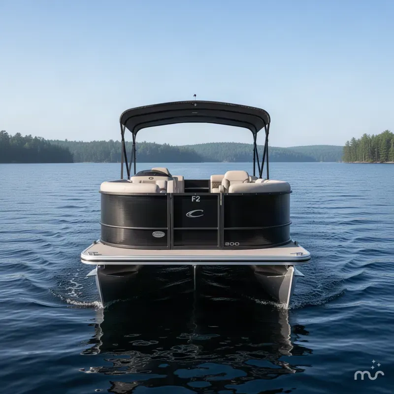 Slide: The Image of Crest Classic 200 SLC Pontoon 2025 - 1