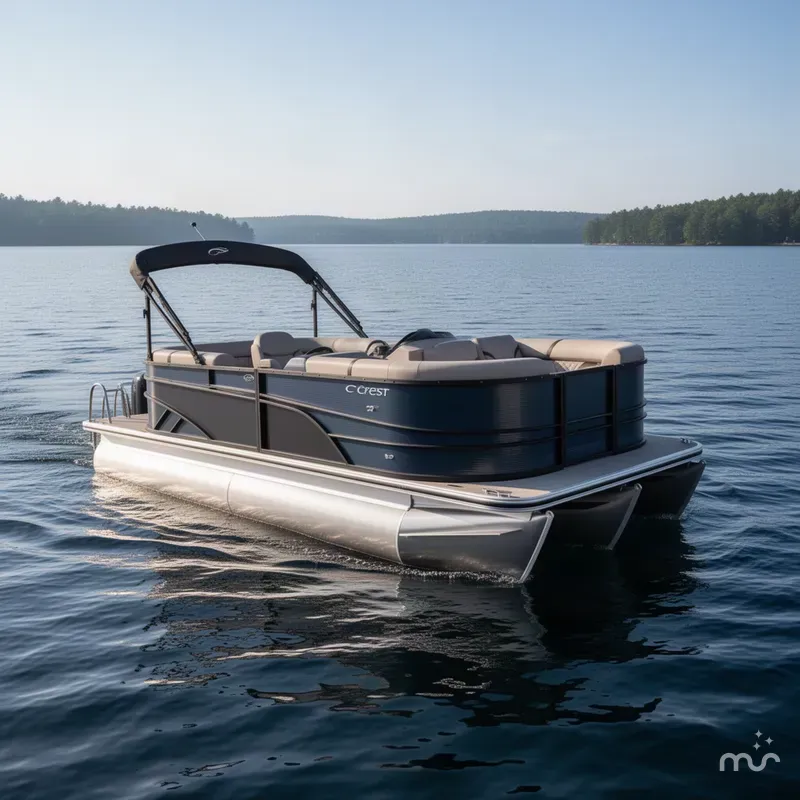 Slide: The Image of Crest Classic 220 SLC Tritoon 2025 - 1