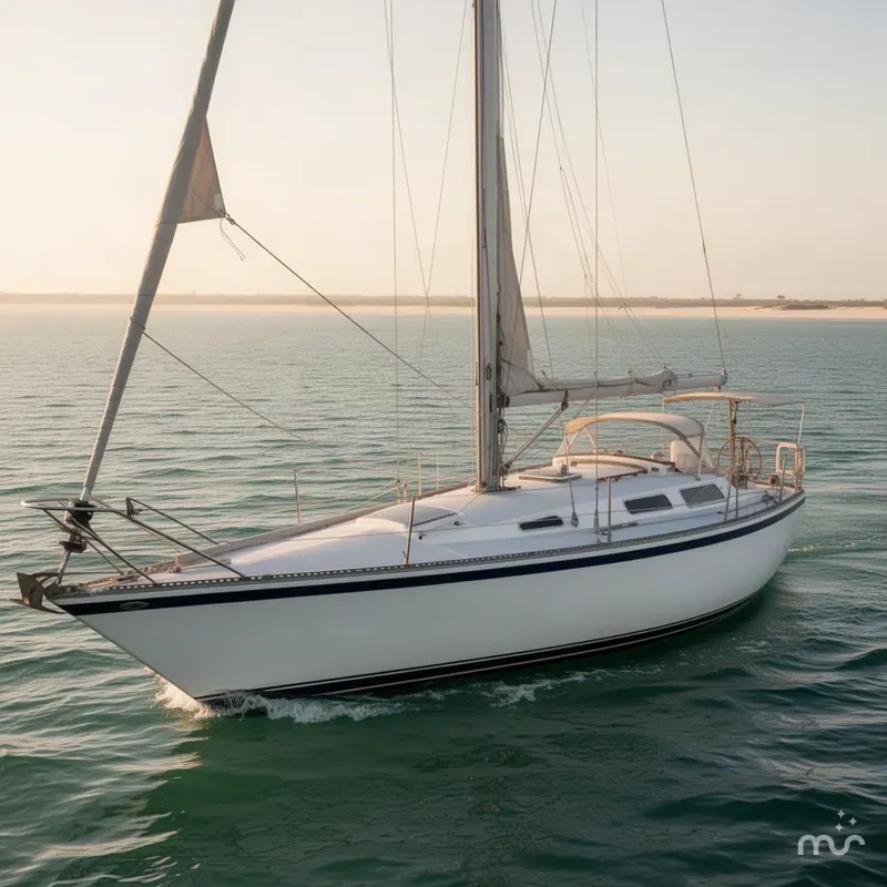 Slide: The Image of Sailboat MSY 38 1978 - 1