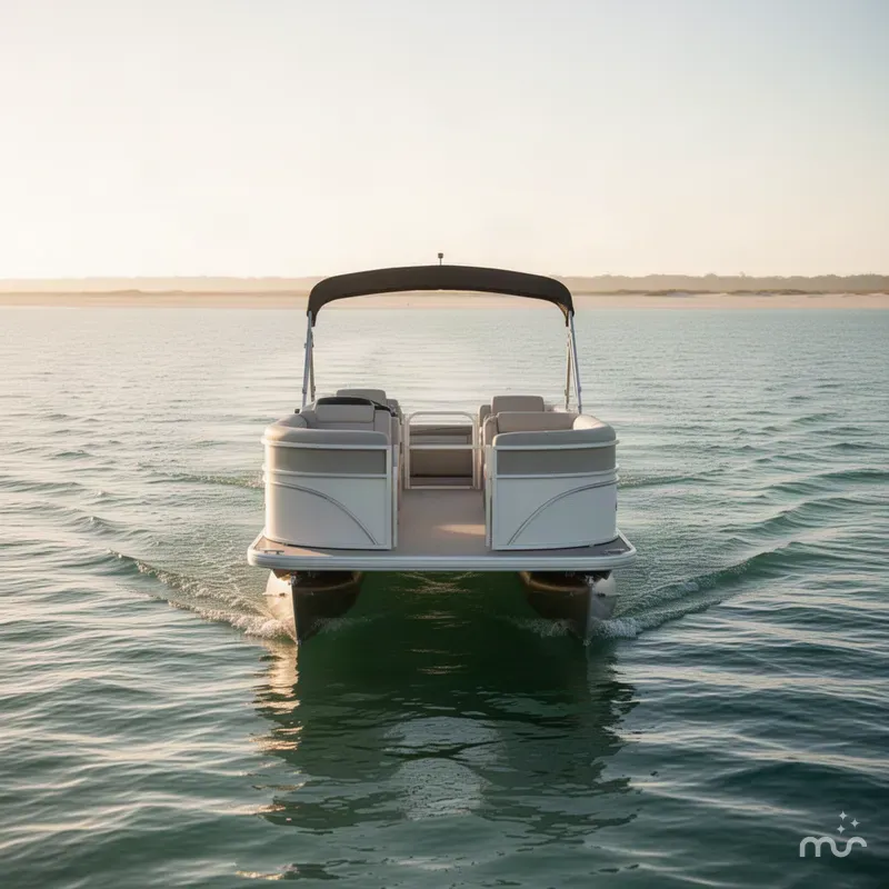 Slide: The Image of Sun Tracker Party Barge 16 DLX 2027 - 1