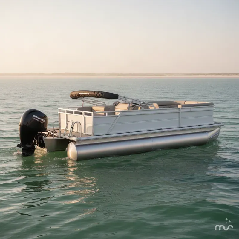 The Image of Sun Tracker Party Barge 22 RF DLX 2027 - 0