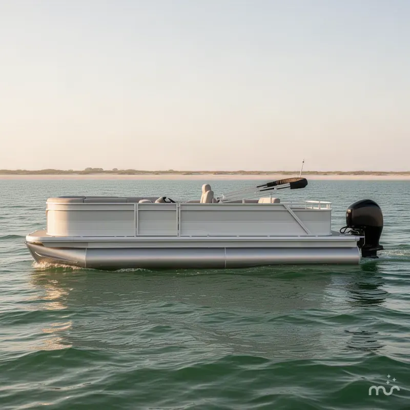 Slide: The Image of Sun Tracker Party Barge 22 RF DLX 2027 - 1