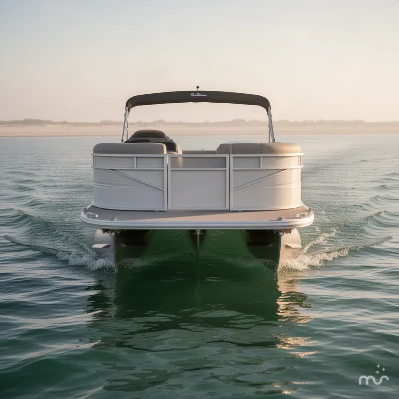 Slide: The Image of Sun Tracker Party Barge 22 RF DLX 2027 - 2