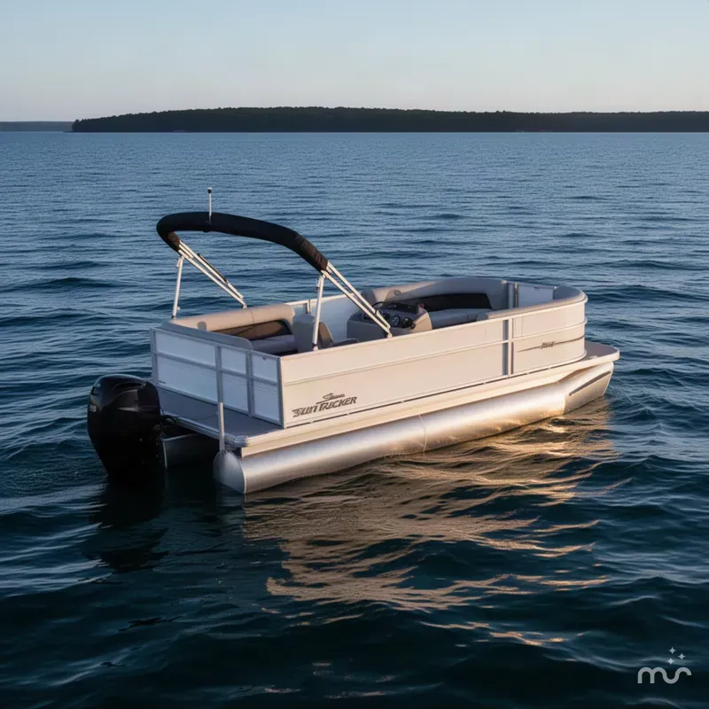 The Image of Sun Tracker Party Barge 16 DLX 2027 - 0