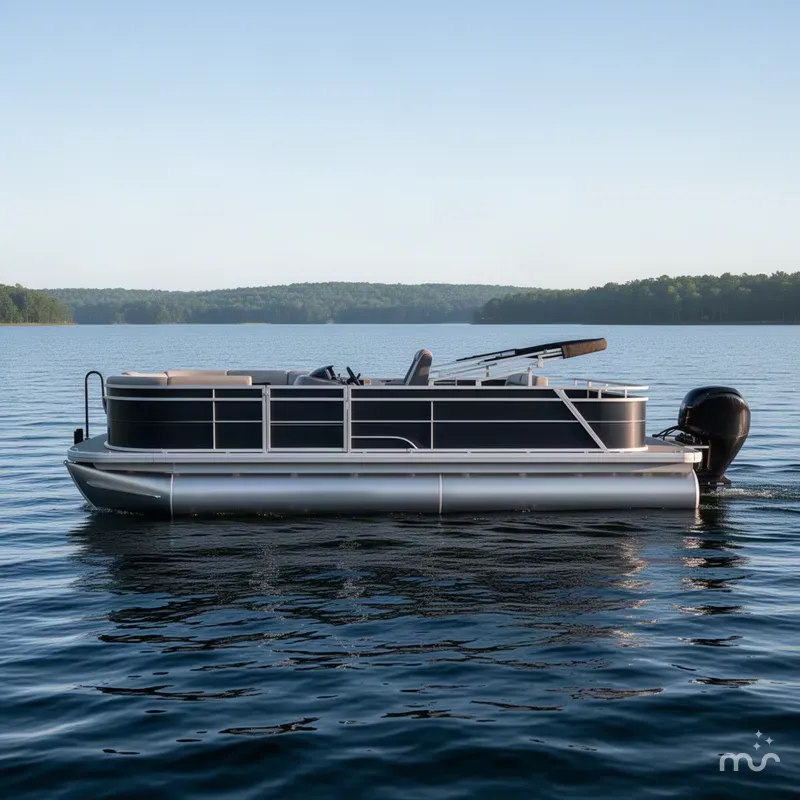 The Image of Sun Tracker Party Barge 22 RF DLX 2027 - 0