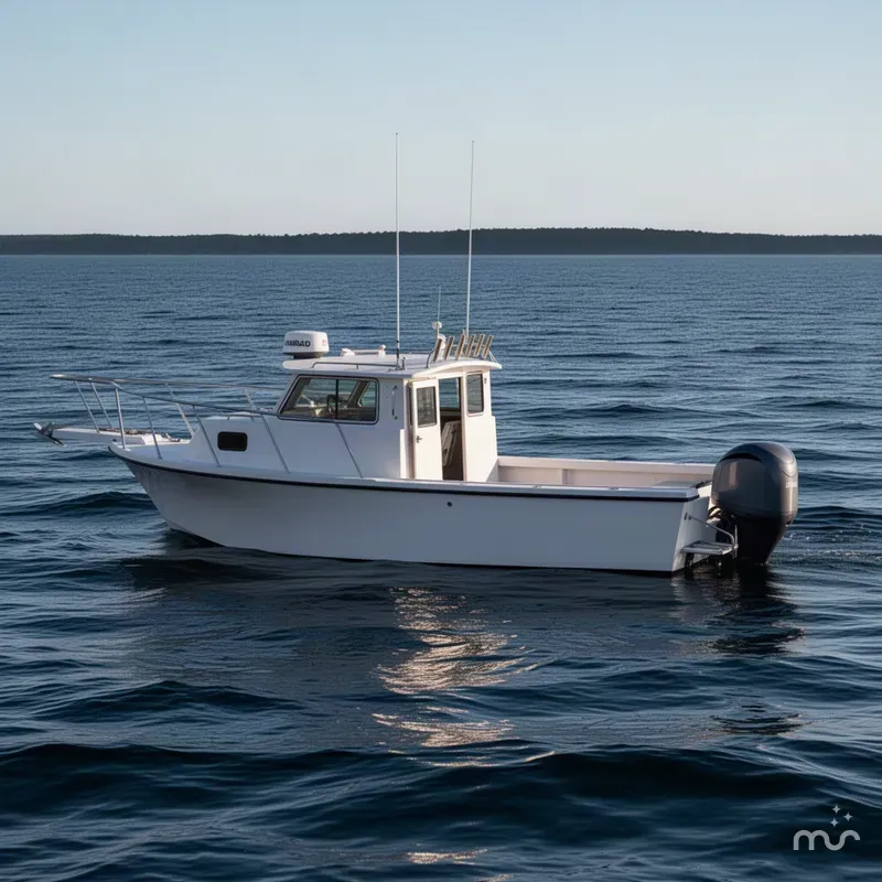 Slide: The Image of Parker Marine 2520 Modified Vee Sport Cabin 2005 - 2