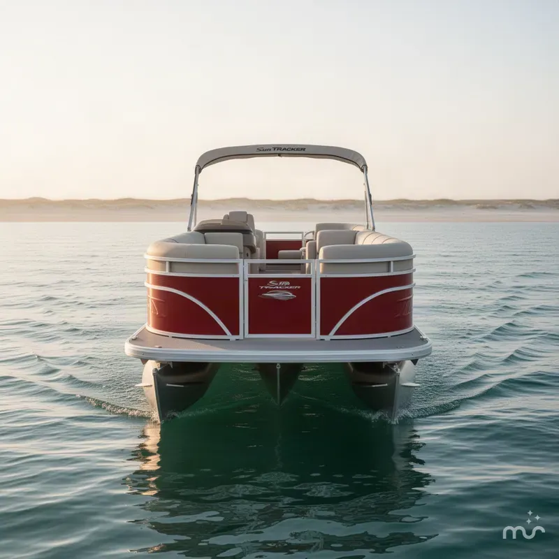 Slide: The Image of Sun Tracker Party Barge 24 DLX 2024 - 2